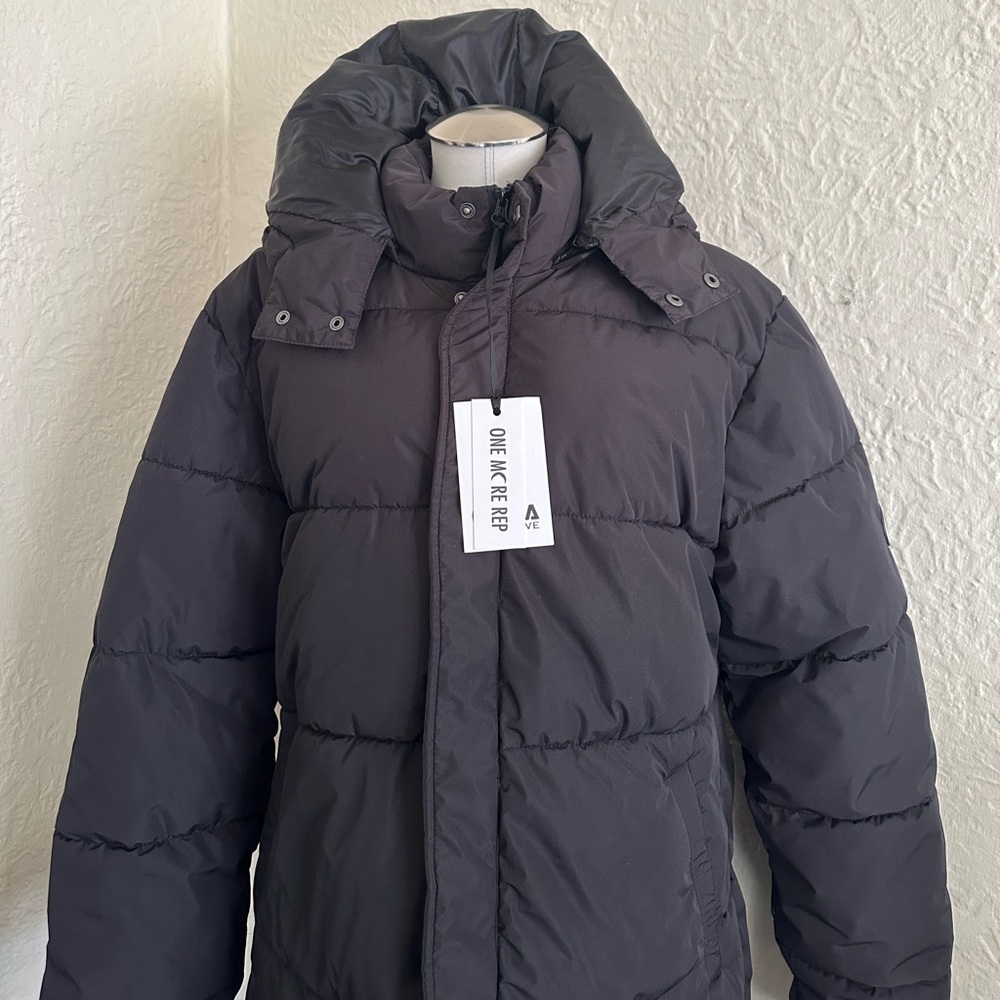Zyia Active Black Puffer Winter Coat Jacket Parka Detachable Hood NWT XXXL - Picture 2 of 9
